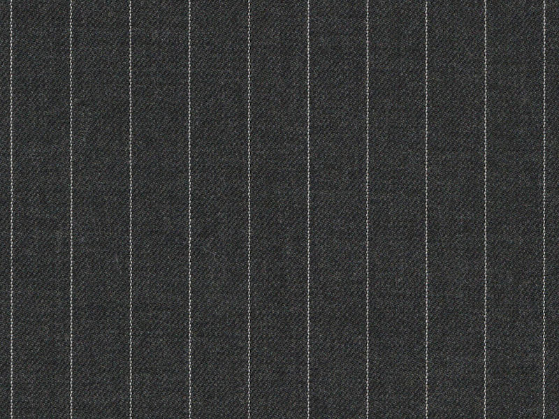 Grey with white pin stripe