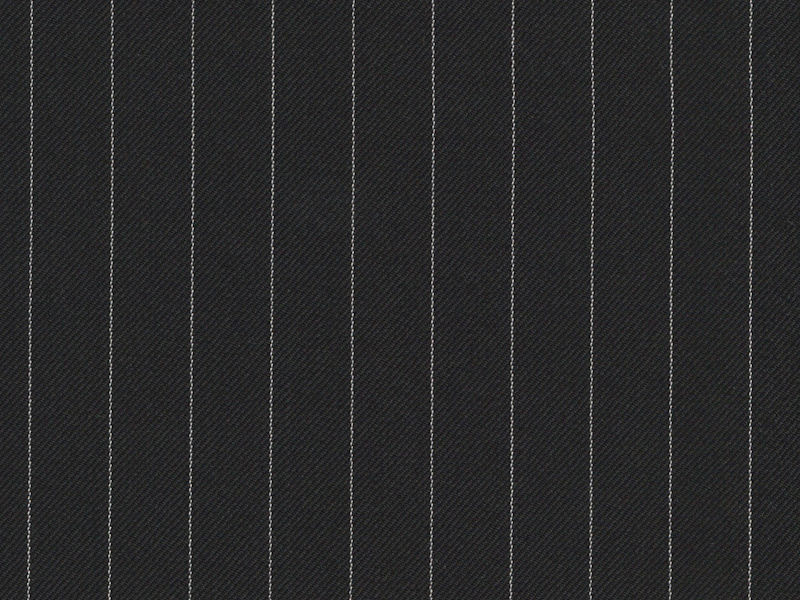 Black white white pin stripe