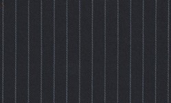 Navy with Sky narrow chalk stripe