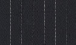 Navy with white chalk stripe