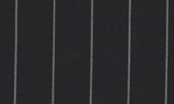 Black with white chalk stripe