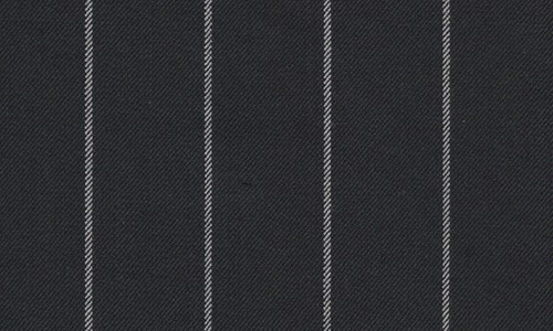 Navy with white chalk stripe