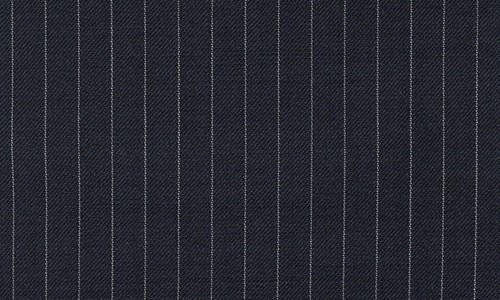 Navy with White Pin Stripe