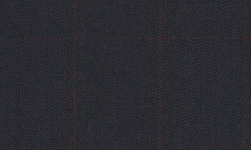 Plain Navy with Burgandy over check