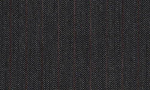 Grey Narrow Herringbone with Burgandy Pin Stripe