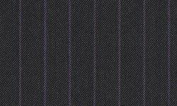 Charcoal Grey with Purple Chalk Stripe