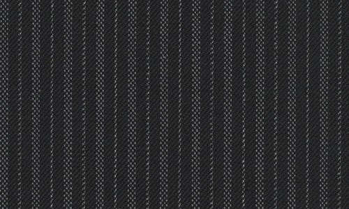 Black with Grey Morning Stripe (Plain Edge)